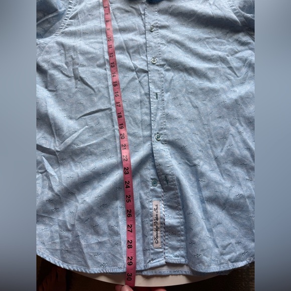 Robert Graham Modern Americana Men’s XL Tailored Fit ‘Paper Boats’ Blue Pattern - Picture 10 of 10